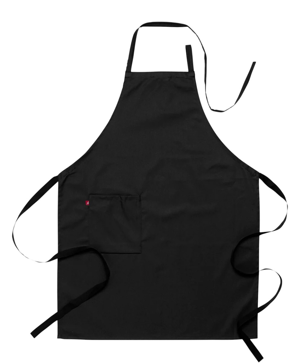 Schürze 75x95 cm, Polyester/Baumwolle, Schwarz - Segers in der Gruppe Kochen / Küchentextilien / Die Schürzen bei The Kitchen Lab (1092-27859)