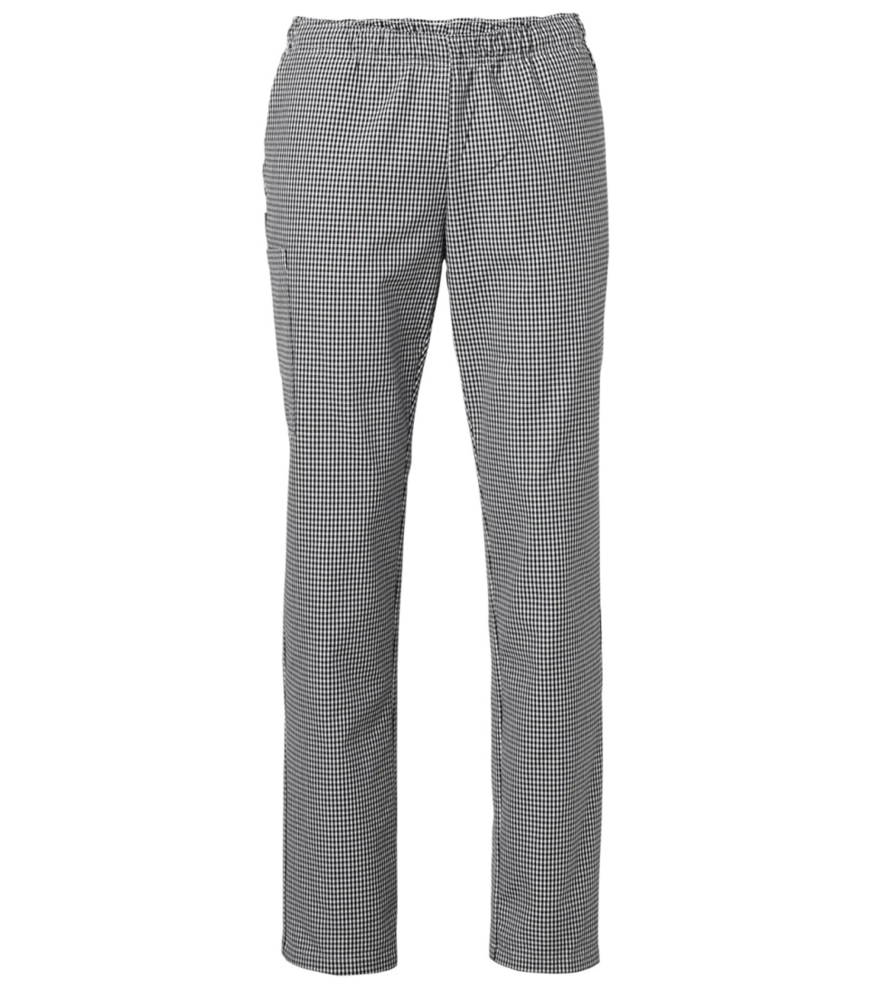 Hose, unisex, schwarz Pepita - Segers in der Gruppe Kochen / Küchentextilien / Kochhosen bei The Kitchen Lab (1092-34995)
