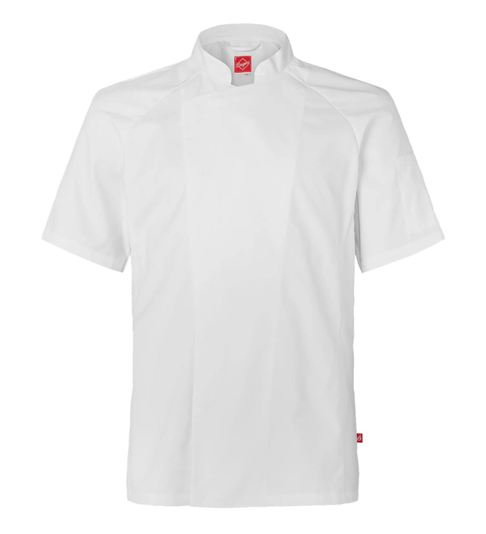 Kochjacke, kurzärmelig, Herren, weiß - Segers in der Gruppe Kochen / Küchentextilien / Kochjacken bei The Kitchen Lab (1092-35005)