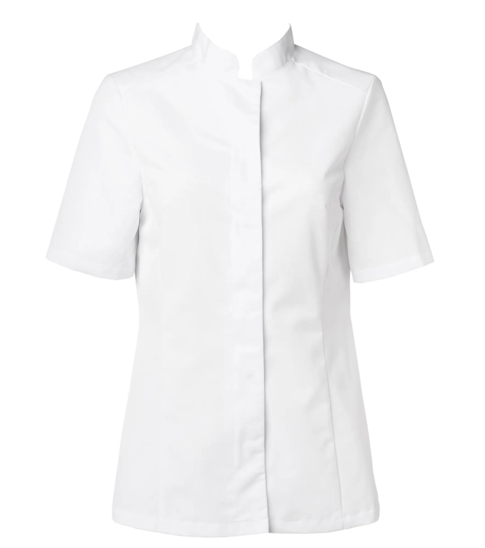 Kochjacke, kurzärmelig, Damen, weiß - Segers