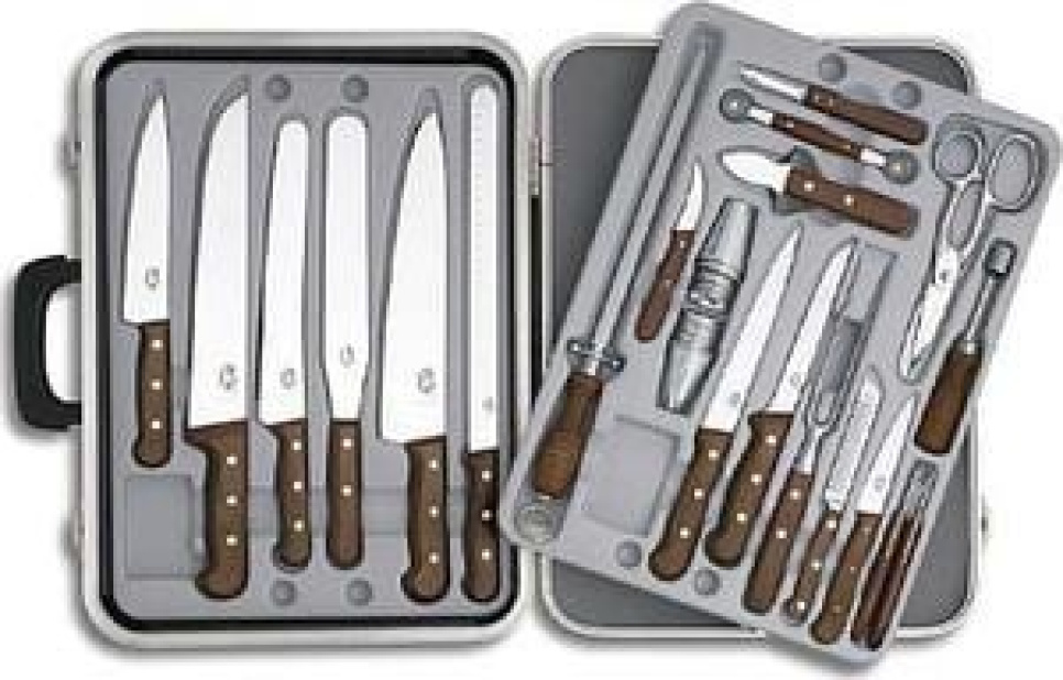 Victorinox Kochtasche mit 24 Messern und Zubehör in der Gruppe Kochen / Küchenmesser / Messeraufbewahrung / Sonstige Messeraufbewahrung bei The Kitchen Lab (1095-12275)