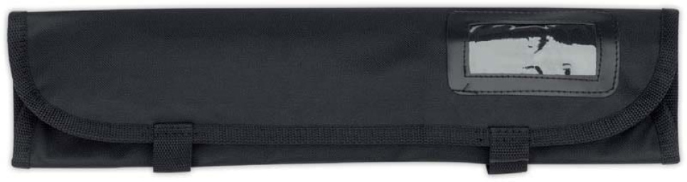 Messeretui Nylon, 5 Fächer / schwarz