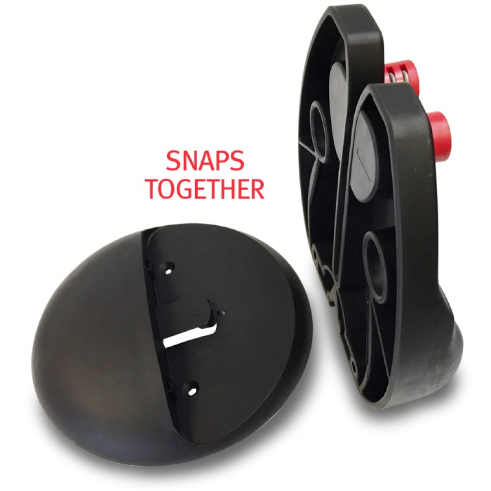 Stahlfuß Kreuz - Dick