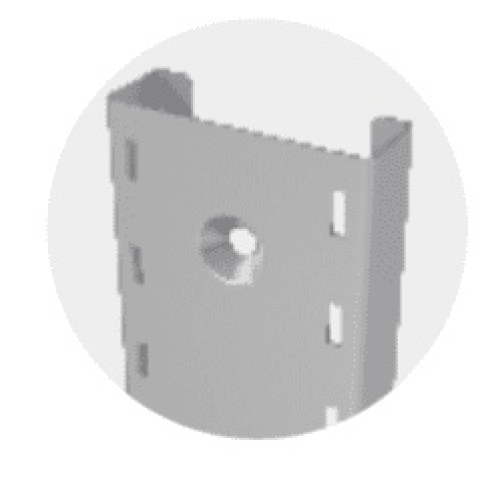 Extra starke Wandschiene für Edelstahl-Wandregal in der Gruppe Kücheneinrichtung / Edelstahl-Interior / Bänke aus Edelstahl bei The Kitchen Lab (1102-21261)