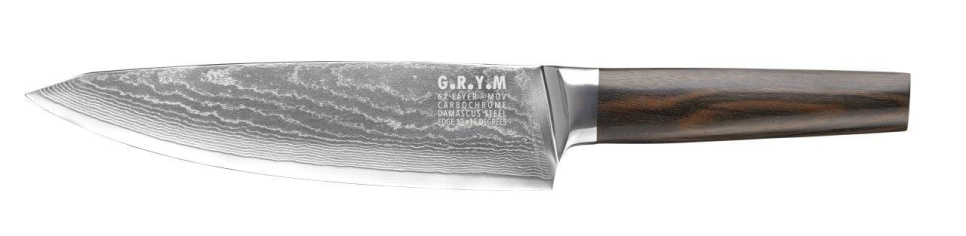 Kochmesser 20 cm, Damaststahl - GRYM in der Gruppe Kochen / Küchenmesser / Kochmesser bei The Kitchen Lab (1146-13588)