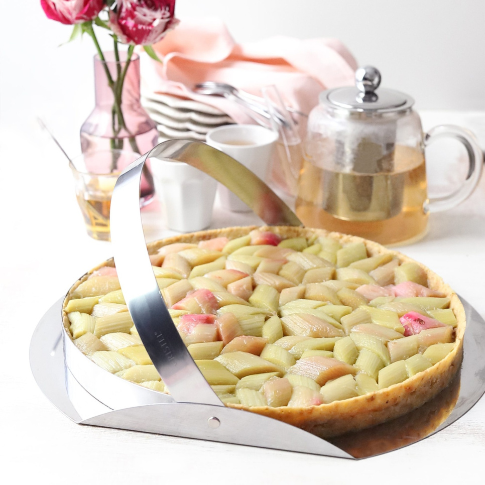 Kuchenform aus Edelstahl mit klappbaren Seiten - Cristel