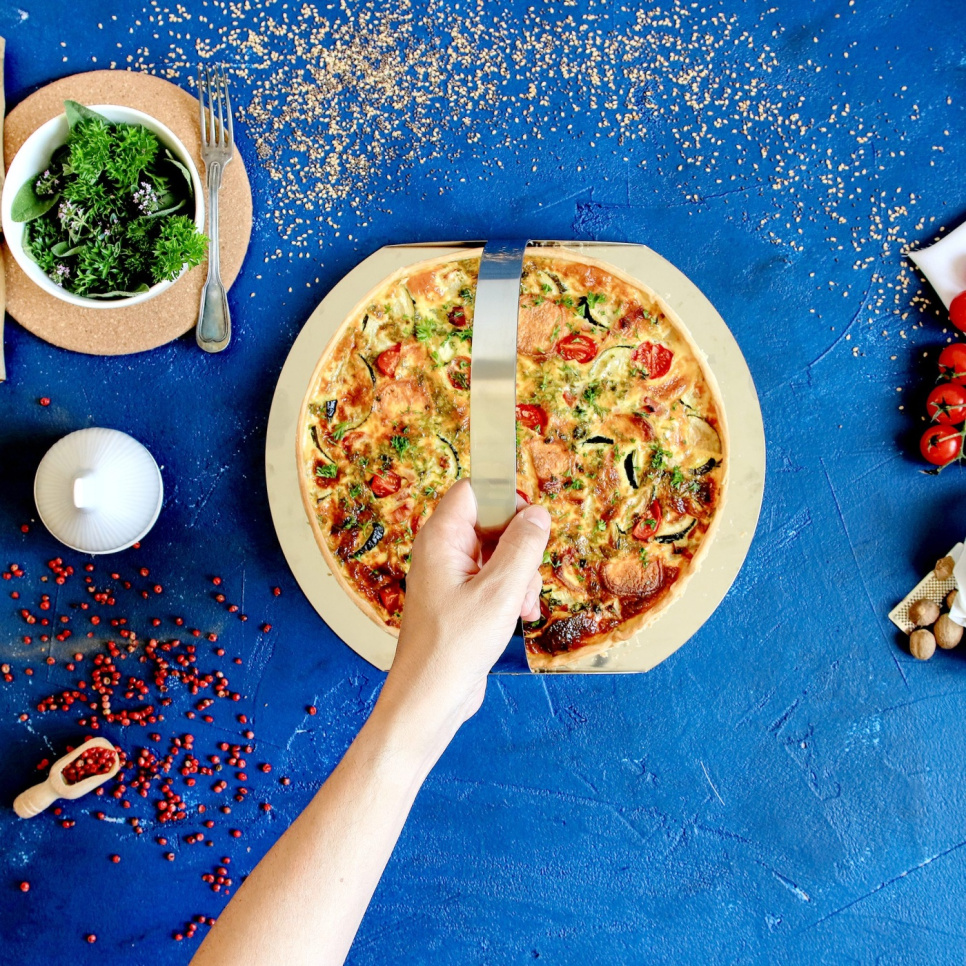 Kuchenform aus Edelstahl mit klappbaren Seiten - Cristel