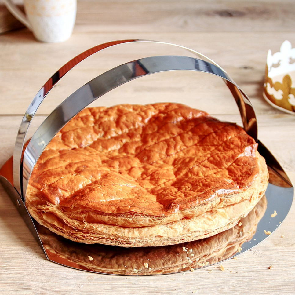 Kuchenform aus Edelstahl mit klappbaren Seiten - Cristel