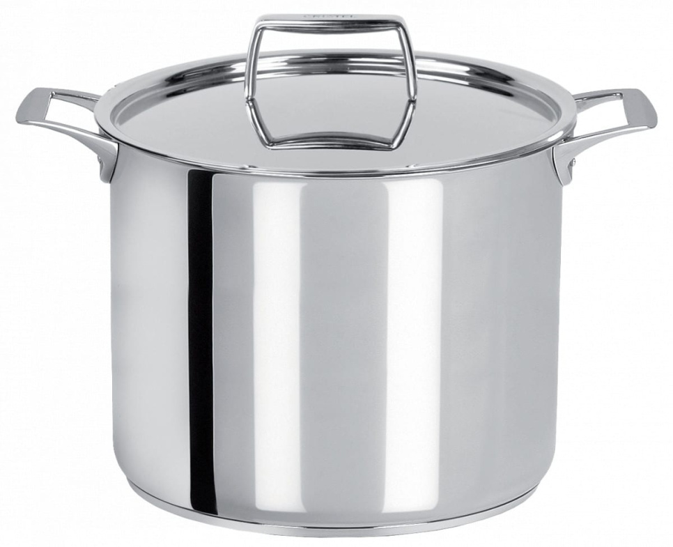 Pfanne mit Deckel aus Edelstahl, CastelPro - Cristel in der Gruppe Kochen / Töpfe & Pfannen / Töpfe bei The Kitchen Lab (1155-19875)