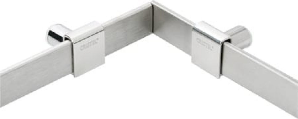 Wandaufhänger aus gebürstetem Stahl, Panoply - Cristel