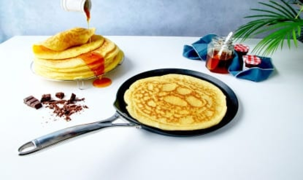 Beschichtete Crêpes-/Pfannkuchenpfanne, 28 cm, CastelPro - Cristel