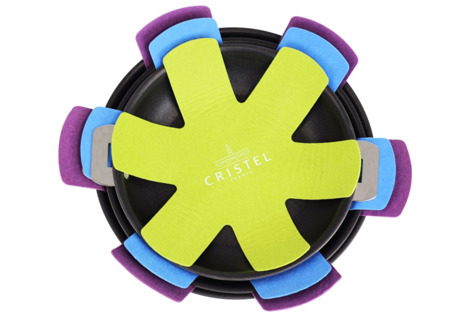 Deckel zum Stapeln Beschichteter Bratpfannen, 3er-Pack - Cristel