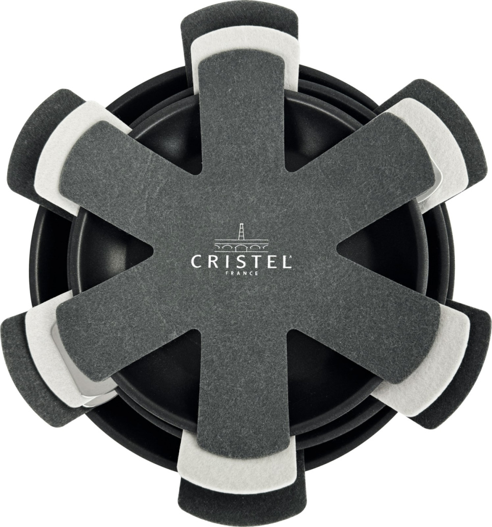 Deckel zum Stapeln Beschichteter Bratpfannen, 3er-Pack - Cristel