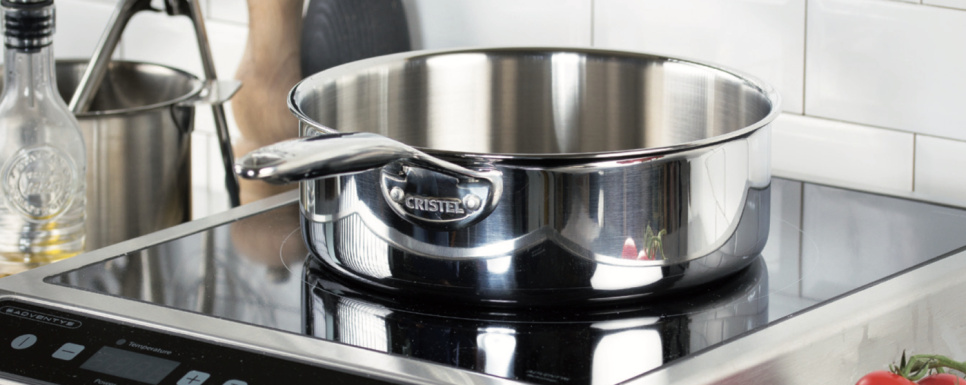 Traktorpfanne aus Edelstahl, 28cm, CastelPro - Cristel