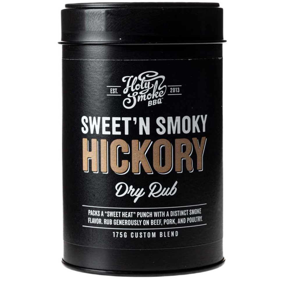 Smokey Hickory, Trockenrub, 175g - Holy Smoke BBQ in der Gruppe Kochen / Gewürze & Aromen / Gewürze bei The Kitchen Lab (1282-28158)