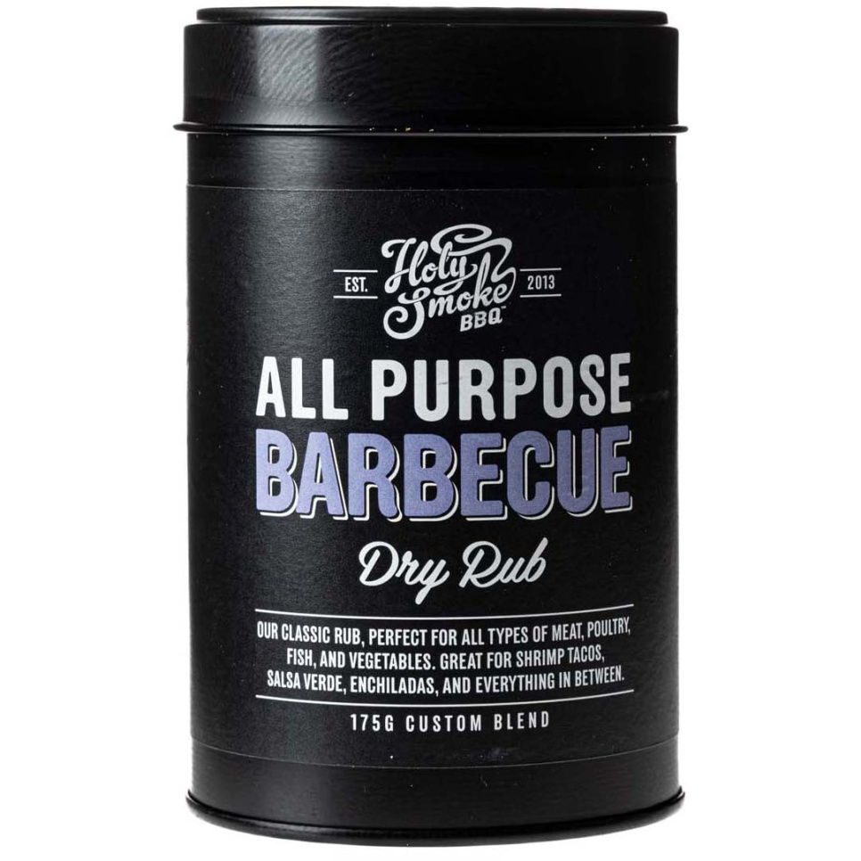 All Purpose Barbecue, Dry Rub, 175g - Holy Smoke BBQ in der Gruppe Kochen / Gewürze & Aromen / Gewürze bei The Kitchen Lab (1282-28159)