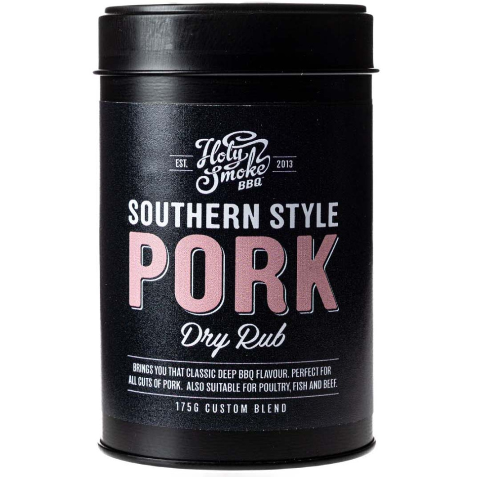 Southern Pork, Dry Rub, 175g - Holy Smoke BBQ in der Gruppe Kochen / Gewürze & Aromen / Gewürze bei The Kitchen Lab (1282-28162)