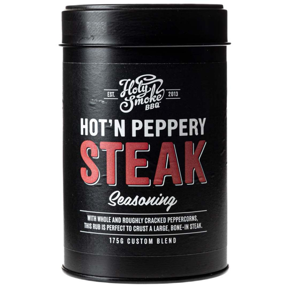 Peppery Steak, Gewürzmischung, 175g - Holy Smoke BBQ in der Gruppe Kochen / Gewürze & Aromen / Gewürze bei The Kitchen Lab (1282-28166)