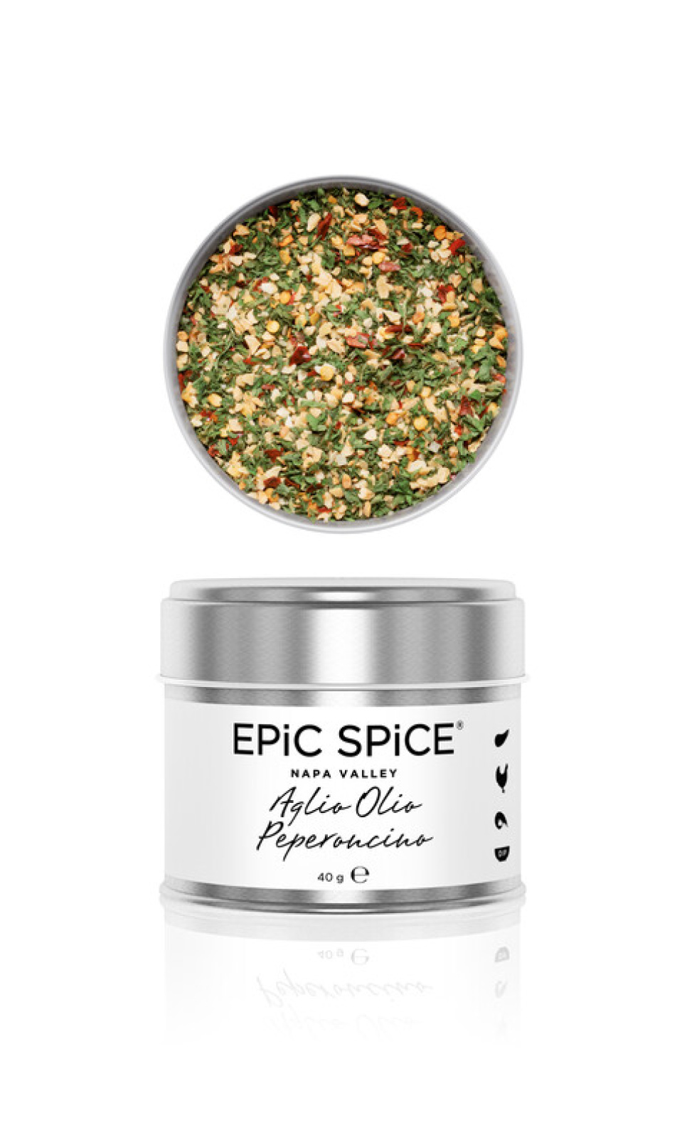 Aglio Olio Peperoncino, Gewürzmischung, 40g - Epic Spice in der Gruppe Kochen / Gewürze & Aromen / Gewürze bei The Kitchen Lab (1282-28173)