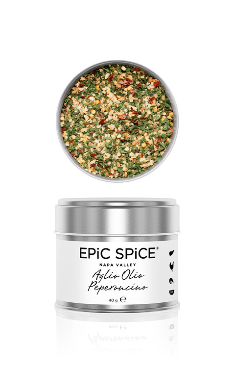 Aglio Olio Peperoncino, Gewürzmischung, 60g - Epic Spice in der Gruppe Kochen / Gewürze & Aromen / Gewürze bei The Kitchen Lab (1282-28173)