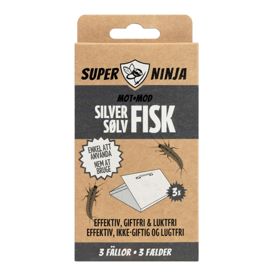 Silberfischchen-Falle, 3er-Pack - Super Ninja in der Gruppe Kücheneinrichtung / Hygiene bei The Kitchen Lab (1284-29162)