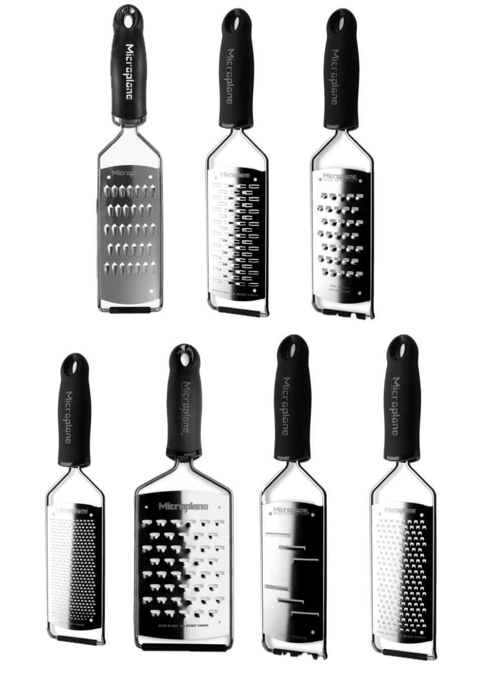 Grater, Gourmet, 3-pack - Microplane in der Gruppe Kochen / Reiben, Spiralisieren & Schneiden / Reiben bei The Kitchen Lab (1316-33354)