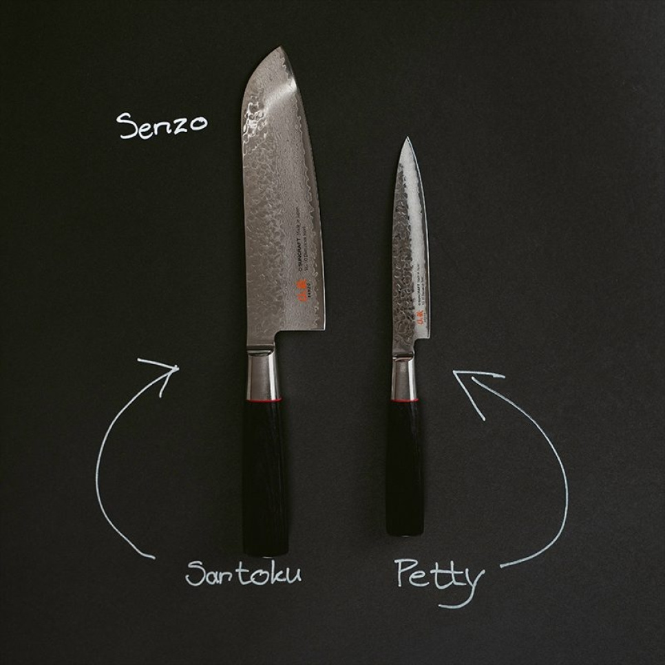 Messerset Senzo, Santoku + Petty - Suncraft in der Gruppe Kochen / Küchenmesser / Messersets bei The Kitchen Lab (1317-27137)