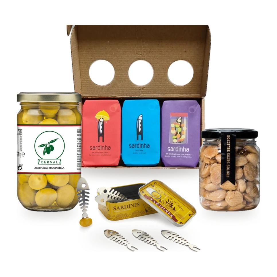 Mitbringsel mit Snacks & Sardinengabeln in der Gruppe Kochen / Kolonial bei The Kitchen Lab (1317-36515)
