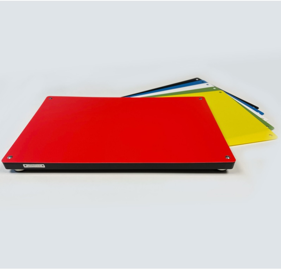 Profboard Schneidebrett mit sechs Schneidplatten - Black, 325 mm x 530 mm in der Gruppe Kochen / Küchenutensilien / Schneidebretter bei The Kitchen Lab (1320-29596)