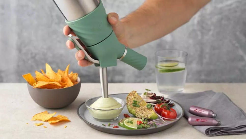 Sahnesiphon, Creative Whip Premium, 0,5L, Wave Green - iSi