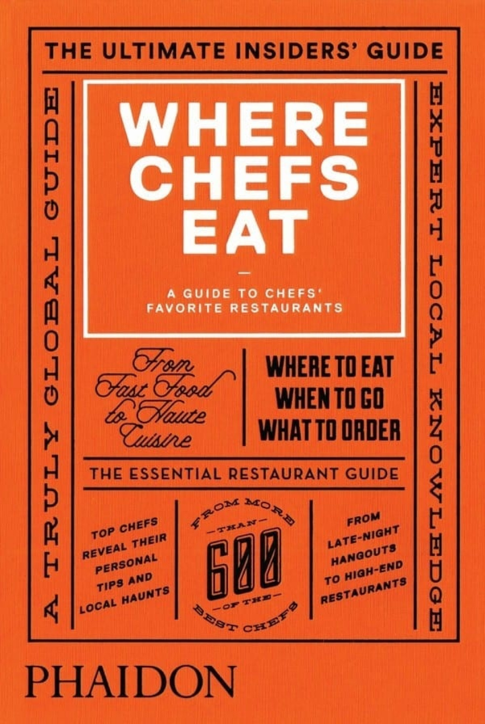 Where Chefs Eat, A Guide to Chefs Favorite Restaurants in der Gruppe Kochen / Kochbücher / Andere Kochbücher bei The Kitchen Lab (1399-14478)