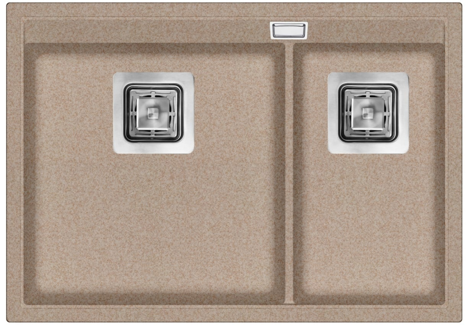 Komposit-Doppelwaschbecken - Delicia SQD150