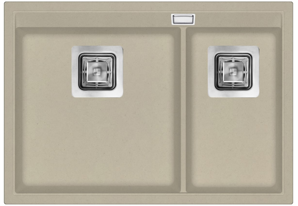 Komposit-Doppelwaschbecken - Delicia SQD150