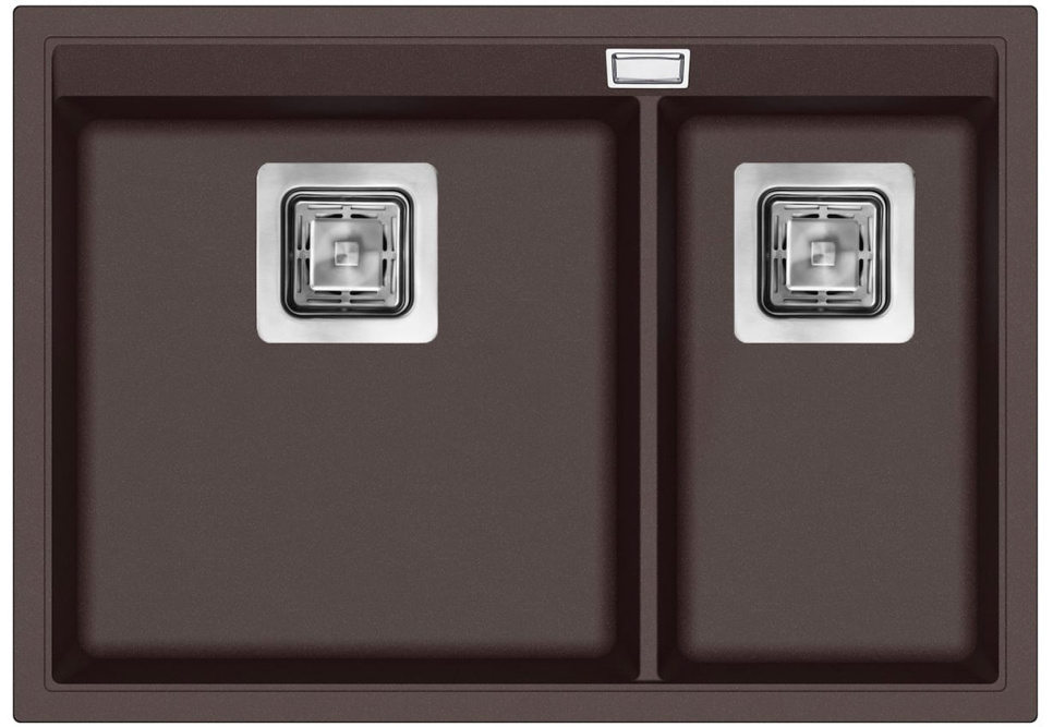 Komposit-Doppelwaschbecken - Delicia SQD150