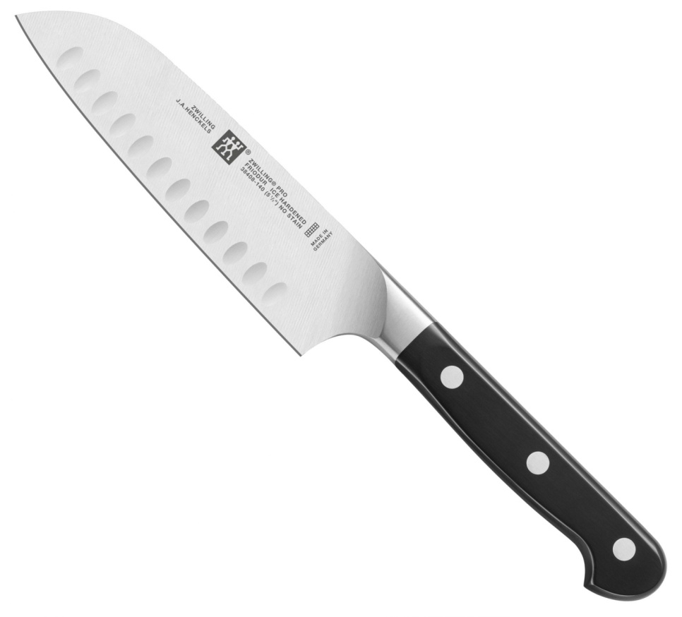 Santokumesser mit Wellenschliff, 14cm - Zwilling Pro in der Gruppe Kochen / Küchenmesser / Santoku-Messer bei The Kitchen Lab (1418-12876)