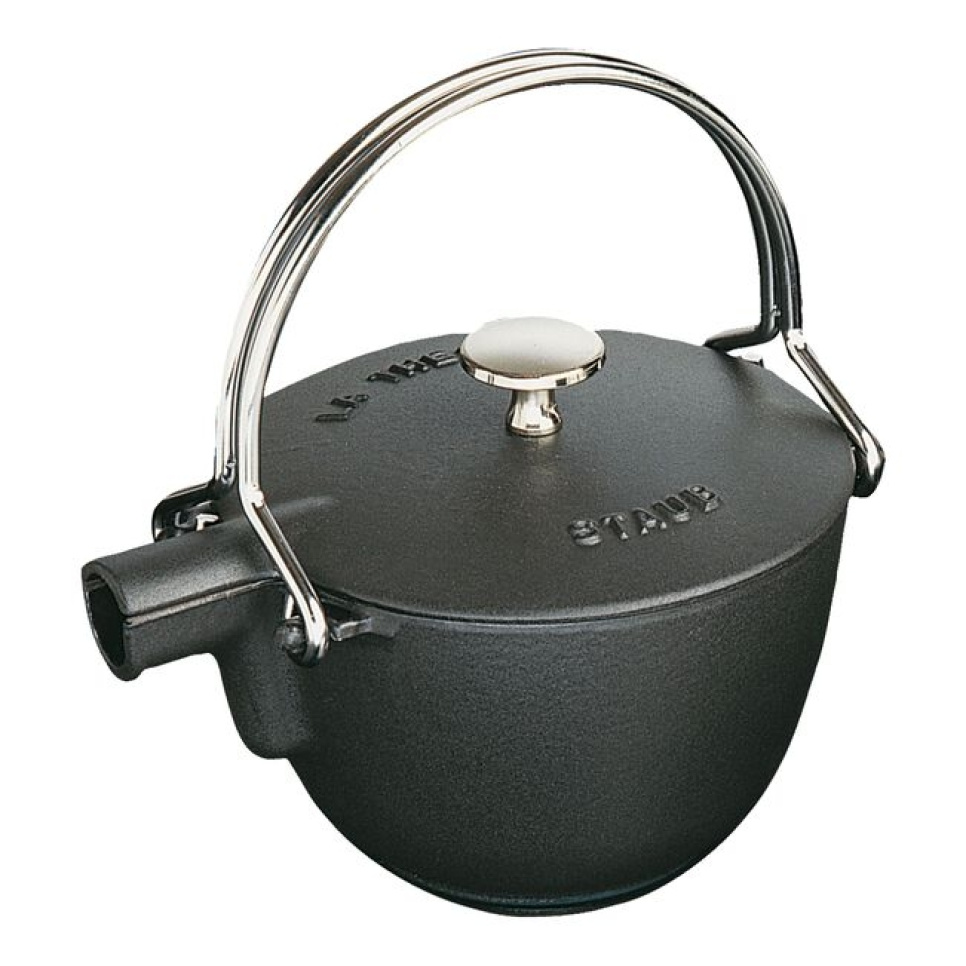 Teekanne aus Gusseisen, 1,15 liter, Schwarz - Staub in der Gruppe Tee & Kaffee / Tee / Teekannen bei The Kitchen Lab (1418-12961)