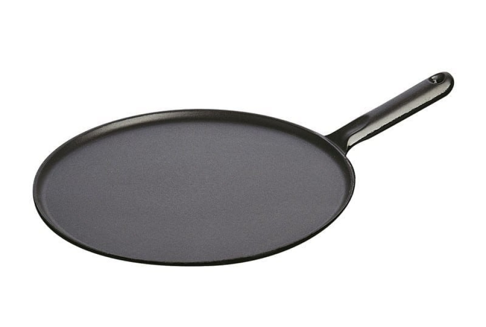 Pfannkuchenpfanne aus Gusseisen 30 cm, Eisengriff - Staub in der Gruppe Kochen / Bratpfannen / Pfannkuchenpfannen bei The Kitchen Lab (1418-12972)
