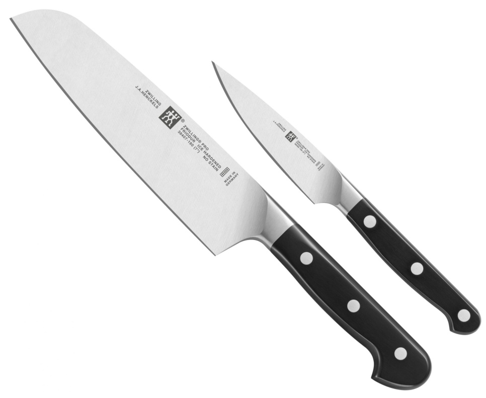 Messerset - Santokumesser + Schälmesser - Zwilling Pro in der Gruppe Kochen / Küchenmesser / Messersets bei The Kitchen Lab (1418-14095)