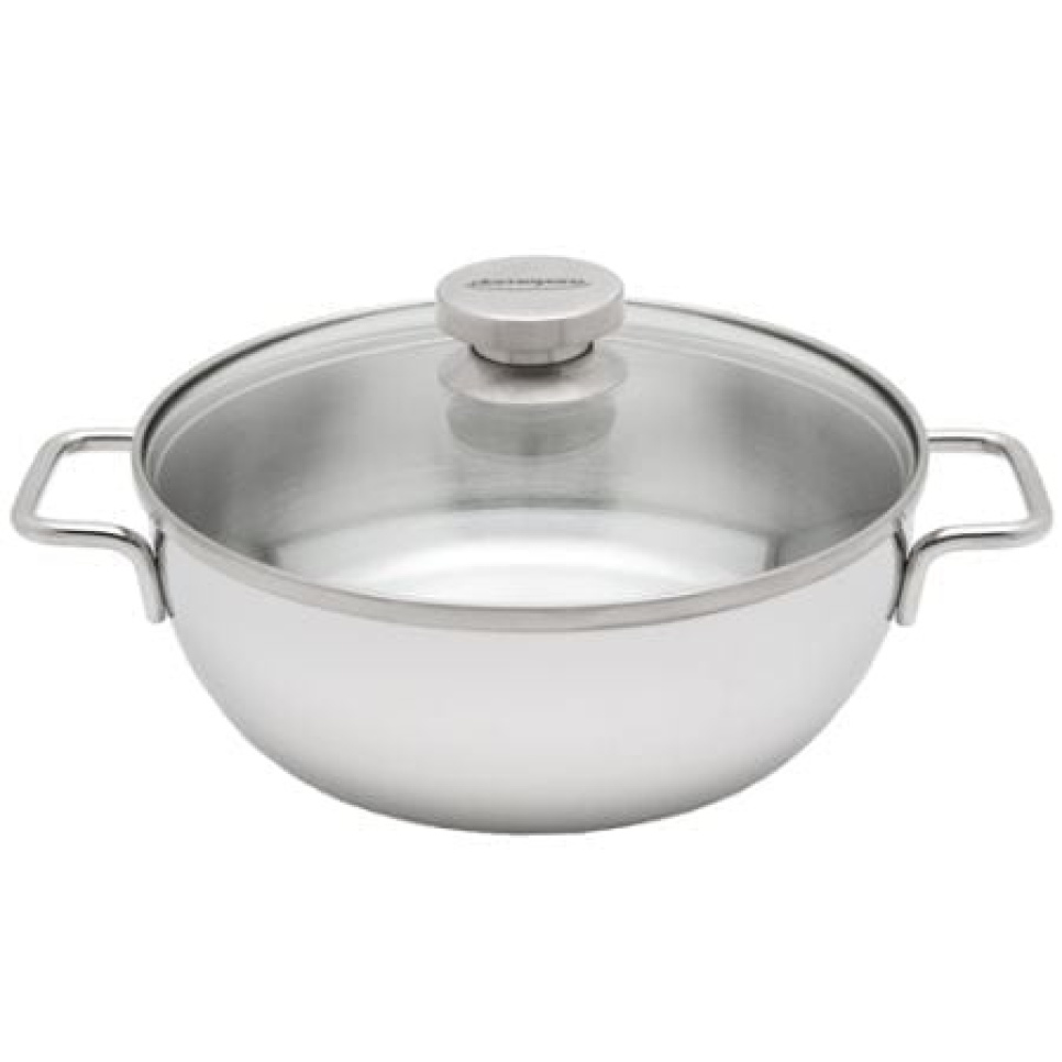 Niedrige Pfanne mit Glasdeckel, Apollo - Demeyere in der Gruppe Kochen / Töpfe & Pfannen / Töpfe bei The Kitchen Lab (1418-17117)
