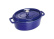 Ovale Gusseisenpfanne, Blau - Staub