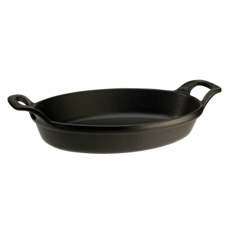 Ovale Auflaufform aus Gusseisen, Schwarz - Staub in der Gruppe Kochen / Ofenformen & Gastronormbehälter / Ofenformen bei The Kitchen Lab (1418-17600)