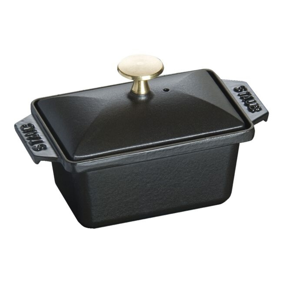 Terrine aus Gusseisen, schwarz - Staub in der Gruppe Kochen / Ofenformen & Gastronormbehälter / Ofenformen bei The Kitchen Lab (1418-17619)