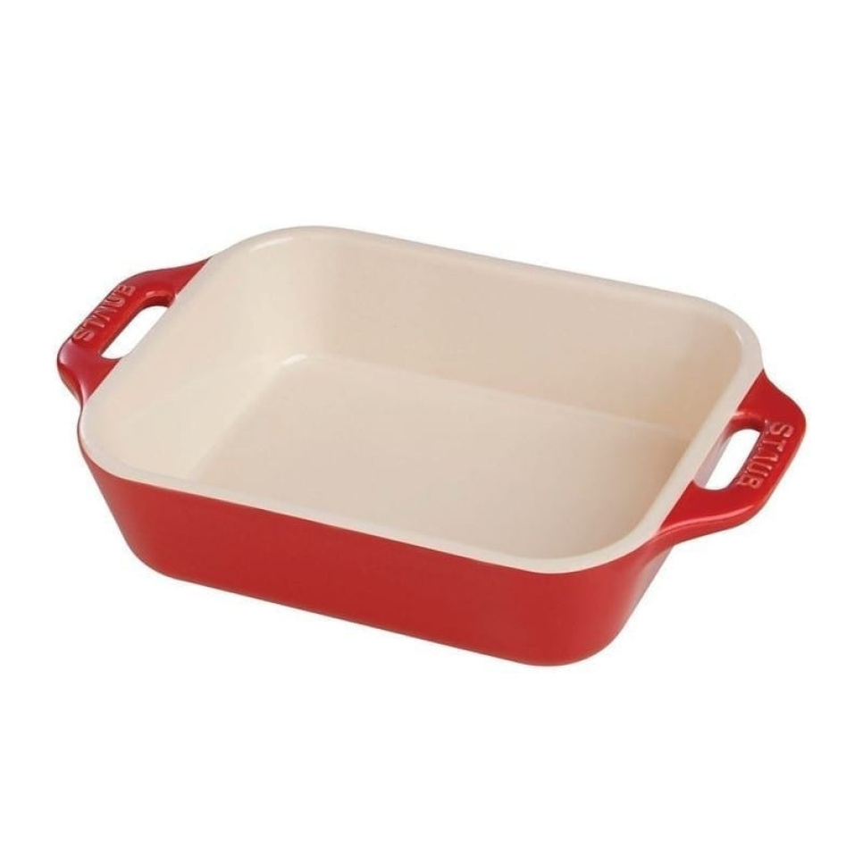 Rechteckige Form, 34 x 24 cm, Rot - Staub in der Gruppe Kochen / Ofenformen & Gastronormbehälter / Ofenformen bei The Kitchen Lab (1418-18241)