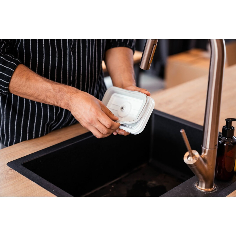 Vakuumschachtel in Borosilikatglas, Frisch & Speichern, 3-Pack - Zwilling