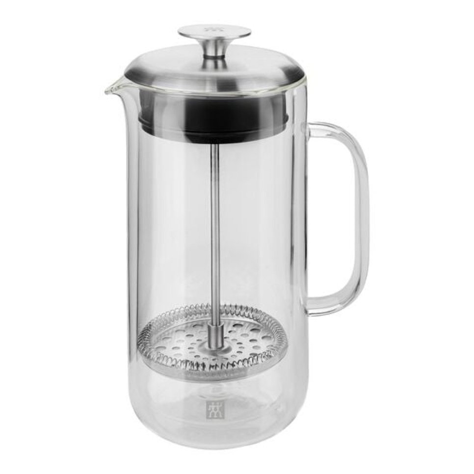 Französische Presse in Doppelwallglas, 6 Tassen Sorrent - Zwilling in der Gruppe Tee & Kaffee / Kaffee brühen / Kaffeepressen bei The Kitchen Lab (1418-27414)