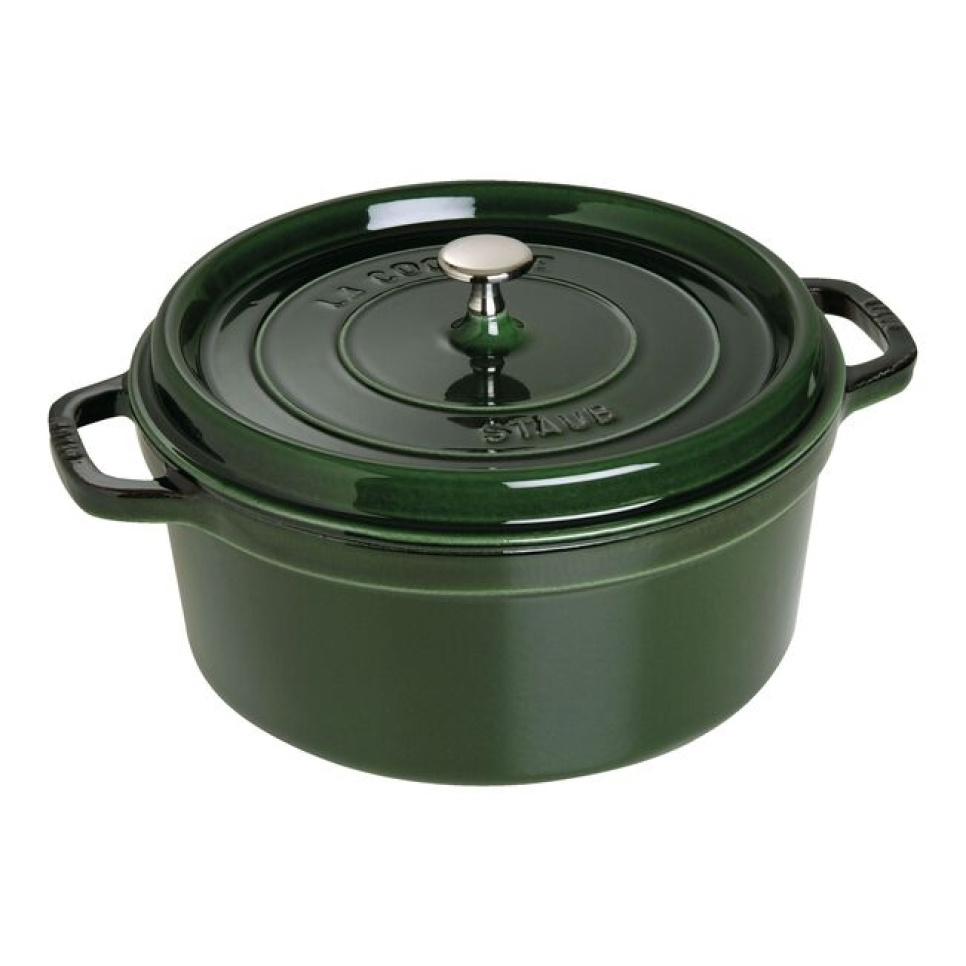 Emaillierter Gusseisentopf, Grün - Staub in der Gruppe Kochen / Töpfe & Pfannen / Töpfe bei The Kitchen Lab (1418-36384)