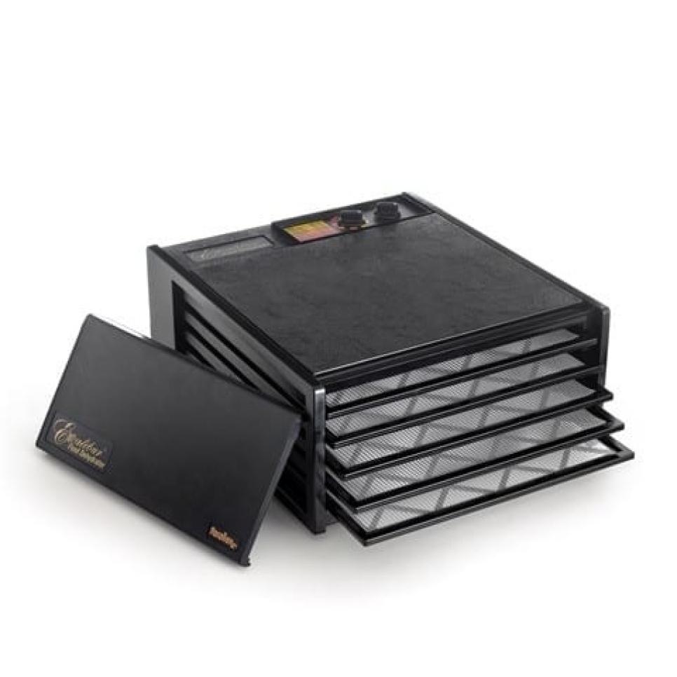 Trockenschrank mit 5 Tabletts Schwarz/schwarz - Excalibur in der Gruppe Küchengeräte / Andere Küchengeräte / Trockenschränke bei The Kitchen Lab (1422-13328)