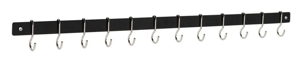 Wandhalter in Schwarz mit 12 Haken - Hahn in der Gruppe Kücheneinrichtung / Decken- und Wandaufhänger bei The Kitchen Lab (1422-13625)