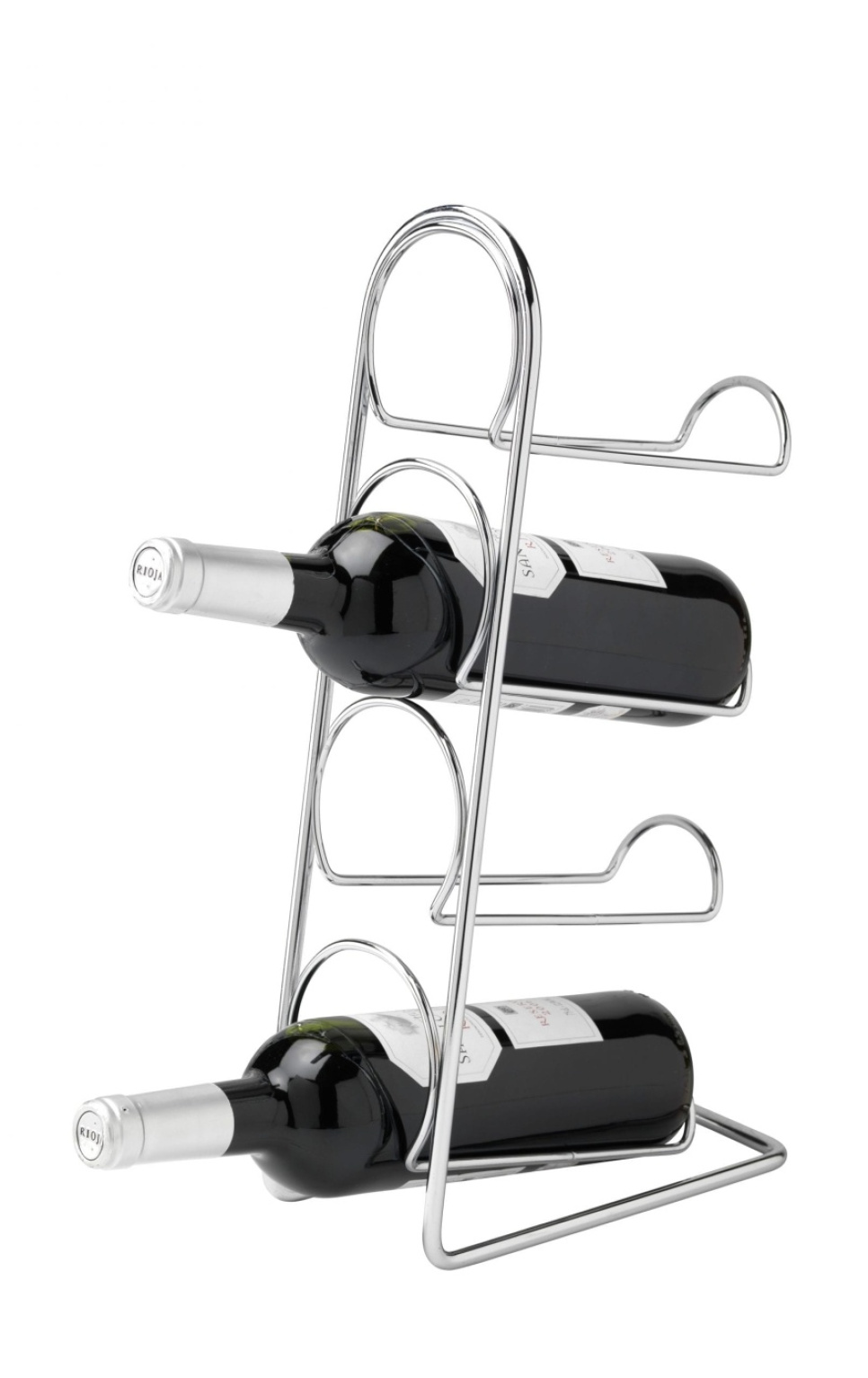 Pisa Weinregal für 4 Flaschen, Chrom - Hahn in der Gruppe Bar & Wein / Weinzubehör / Weinregale bei The Kitchen Lab (1422-13638)
