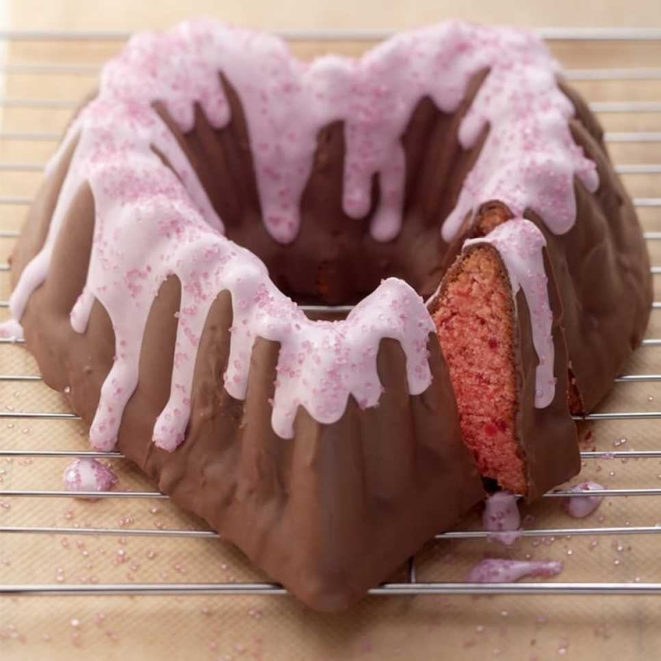 Backform, Elegant Heart Bundt - Nordic Ware